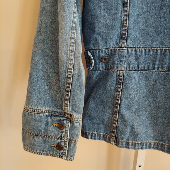 Vintage Tommy Hilfiger Denim Shirt Jacket Size Large Y2K - Picture 6 of 9